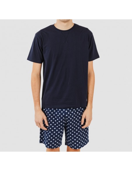 Pijama homem curto Missy azul marinho Pijama homem curto Missy azul marinho