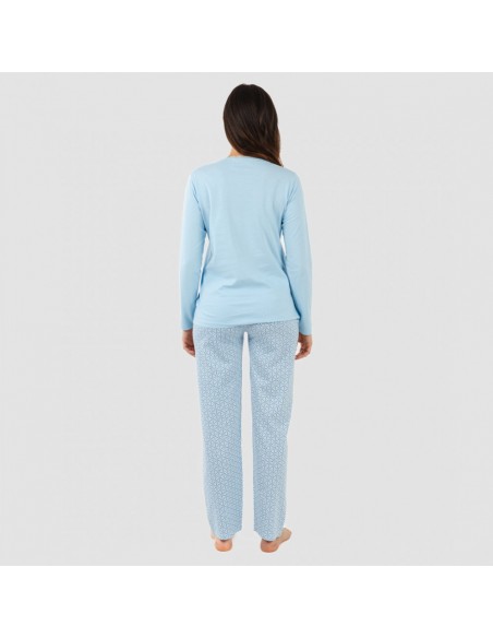 Pijama algodão Timon azul celeste Pijama algodão Timon azul celeste