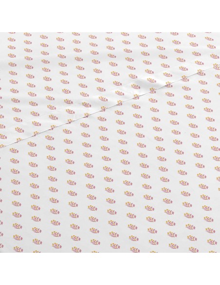 Jogo de lençóis algodão Spring marsala lencois-100-algodao