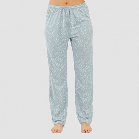 Pijama mulher soft Anita azul indigo