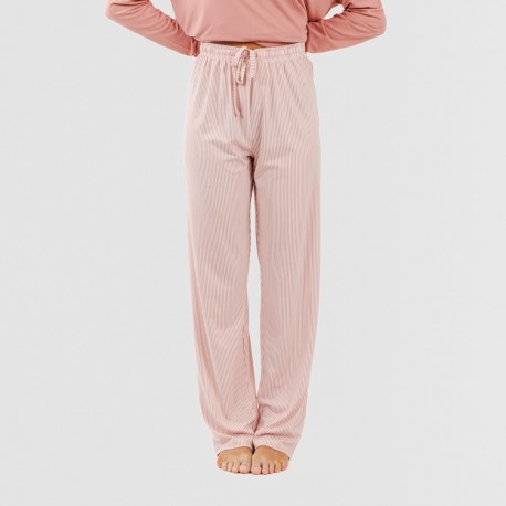 Pijama mulher soft Raya Aliena marsala