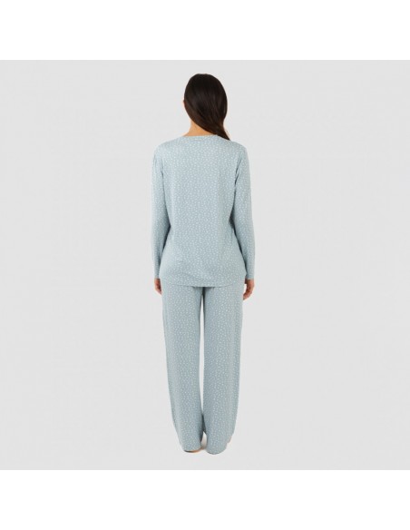Pijama mulher soft Anita azul indigo Pijama mulher soft Anita azul indigo