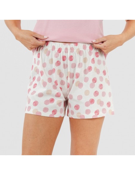 Pijama curto algodão Graciela rosa pijamas-curtos-mulher