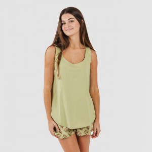 Pijama curto algodão Denisa verde