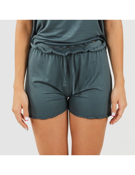 Pijama alças mulher soft liso