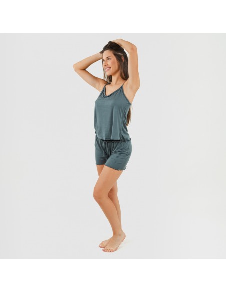 Pijama alças mulher soft liso