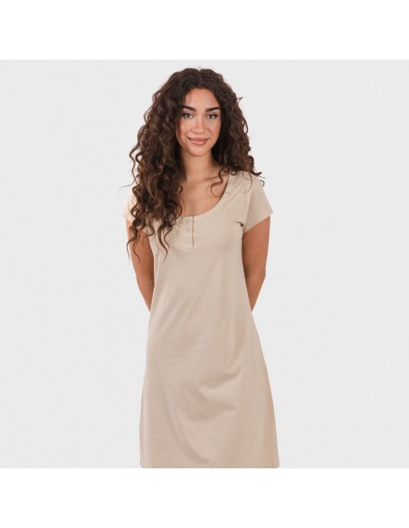 Vestido algodão liso Vestido algodão liso