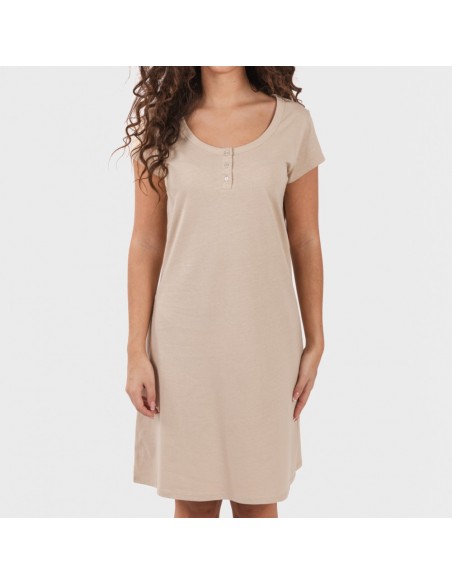 Vestido algodão liso Vestido algodão liso