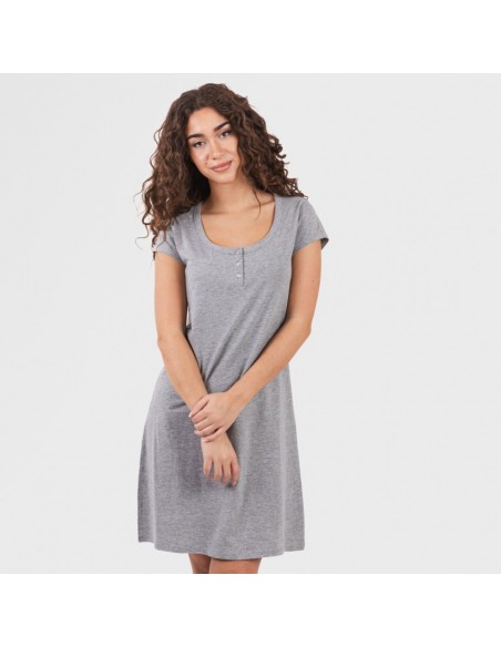 Vestido algodão liso Vestido algodão liso