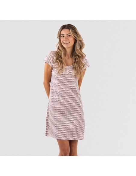 Vestido algodão Louise marsala Vestido algodão Louise marsala