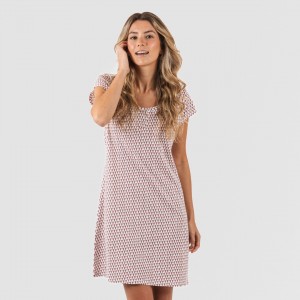 Vestido algodão Louise marsala 2