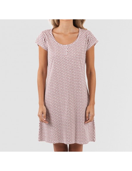 Vestido algodão Louise marsala Vestido algodão Louise marsala