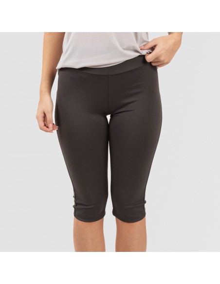 Conjunto desportivo de legging curto mulher cinza perla - cinza marengo Conjunto desportivo de legging curto mulher cinza perla - cinza marengo