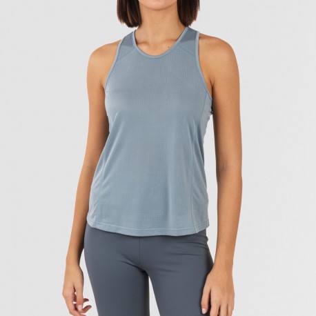 Conjunto desportivo de legging curto mulher azul claro - azul escuro