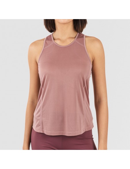 Conjunto desportivo de legging curto mulher malva - beringela Conjunto desportivo de legging curto mulher malva - beringela