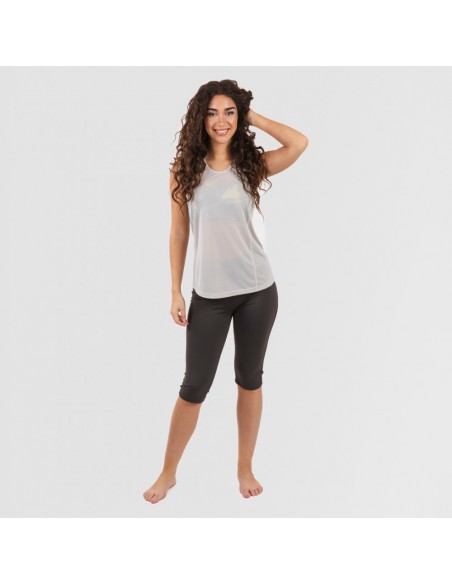 Conjunto desportivo de legging curto mulher cinza perla - cinza marengo Conjunto desportivo de legging curto mulher cinza perla - cinza marengo