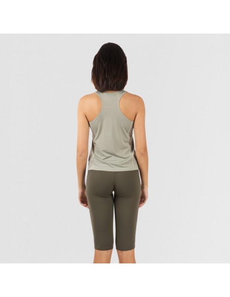 Conjunto desportivo de legging curto mulher verde folha - verde caça Conjunto desportivo de legging curto mulher verde folha - verde caça