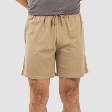 Pijama curto homem com botões topo arena