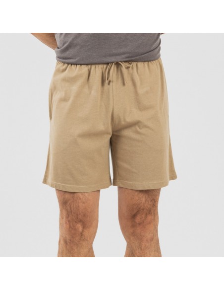 Pijama curto homem com botões topo arena