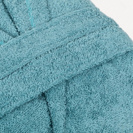 Roupão de banho com capuz água marinha 450gr Unisex