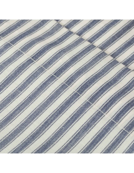 Jogo de lençóis algodão Raya Darryl azul lencois-100-algodao