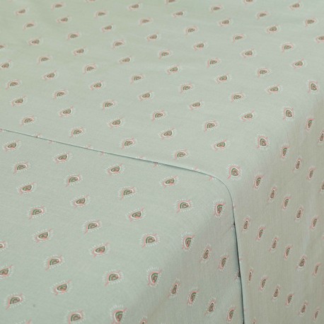 Jogo de lençóis algodão Alessia verde