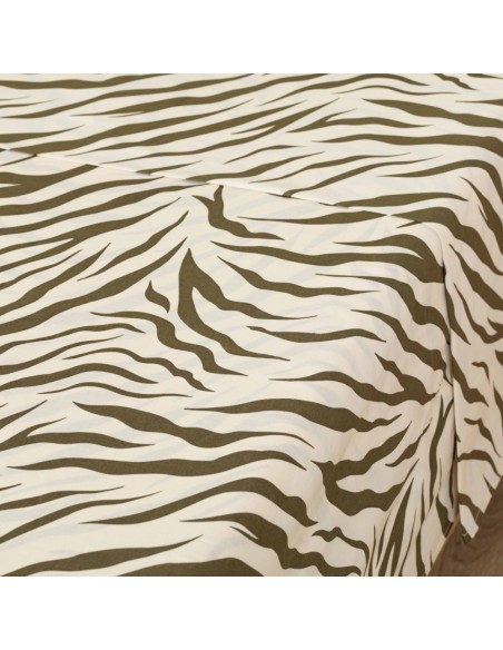 Jogo de lençóis algodão Print verde caça lencois-100-algodao