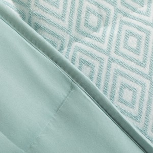 Colcha jacquard chenilla Andres verde tiffany -120gr 2