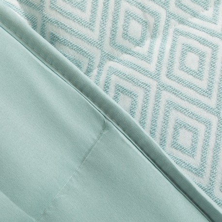 Colcha jacquard chenilla Andres verde tiffany -120gr