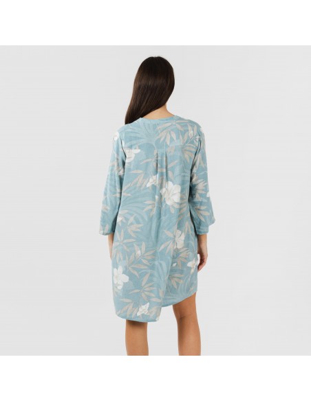 Túnica viscosa Denia azul Túnica viscosa Denia azul