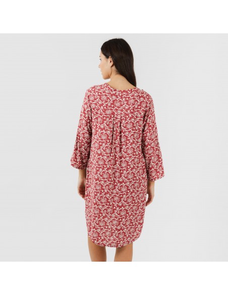 Túnica viscosa Reina marsala Túnica viscosa Reina marsala