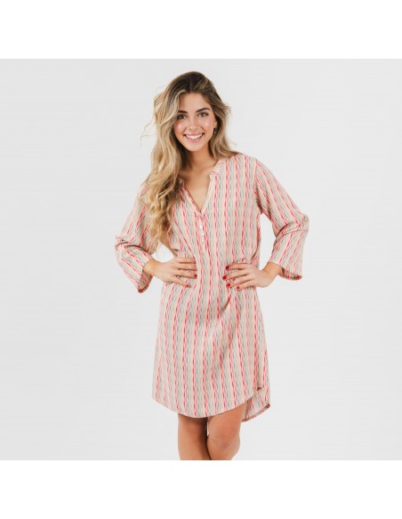 Túnica viscosa Villa rosa Túnica viscosa Villa rosa