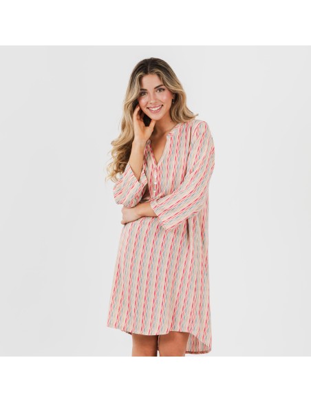 Túnica viscosa Villa rosa Túnica viscosa Villa rosa