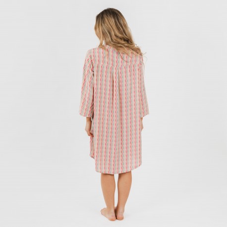 Túnica viscosa Villa rosa