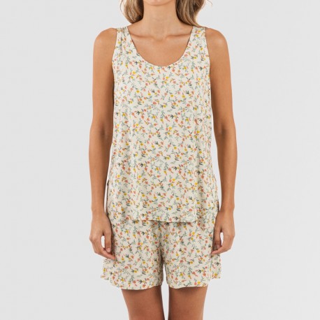 Pijama alças mulher viscosa Pamela