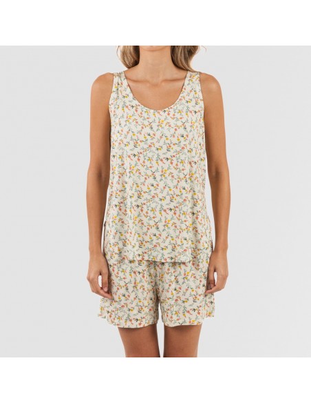 Pijama alças mulher viscosa Pamela Pijama alças mulher viscosa Pamela
