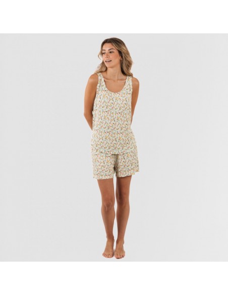 Pijama alças mulher viscosa Pamela Pijama alças mulher viscosa Pamela