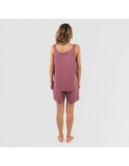 Pijama alças mulher viscosa liso Pijama alças mulher viscosa liso