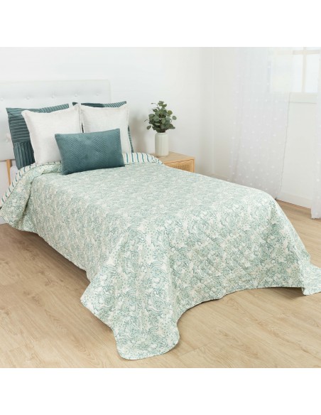 Colcha bouti Ninfa verde Colcha bouti Ninfa verde
