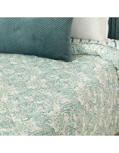 Colcha bouti Ninfa verde Colcha bouti Ninfa verde