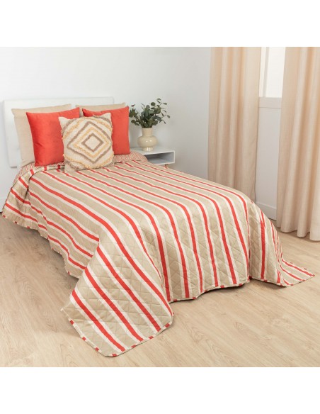 Colcha bouti Luton cor telha Colcha bouti Luton cor telha