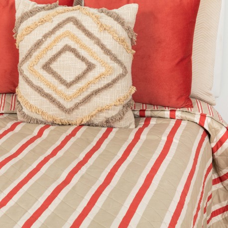 Colcha bouti Luton cor telha