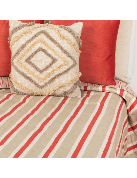 Colcha bouti Luton cor telha Colcha bouti Luton cor telha