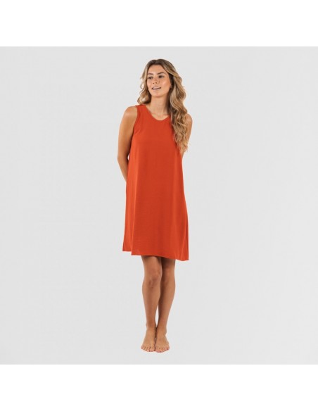 Vestido curto alças bambula liso Vestido curto alças bambula liso