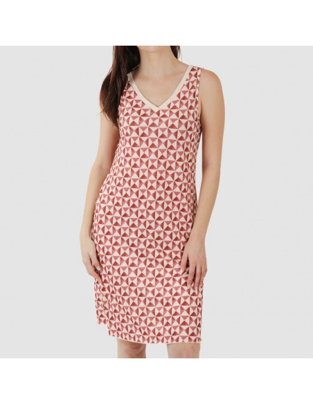 Vestido midi alças soft Tucson malva rosa Vestido midi alças soft Tucson malva rosa