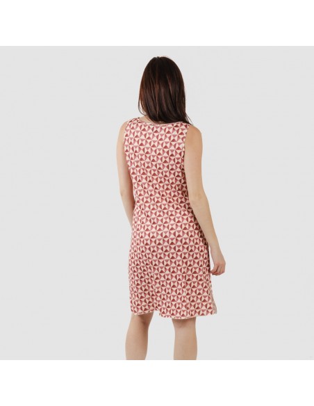 Vestido midi alças soft Tucson malva rosa Vestido midi alças soft Tucson malva rosa