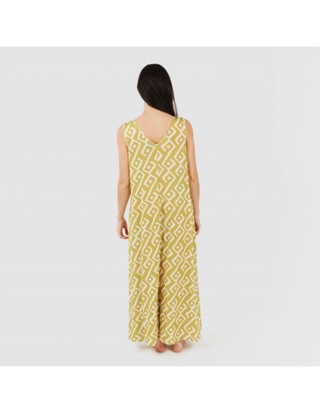 Vestido comprido alças soft Baladi verde lima Vestido comprido alças soft Baladi verde lima