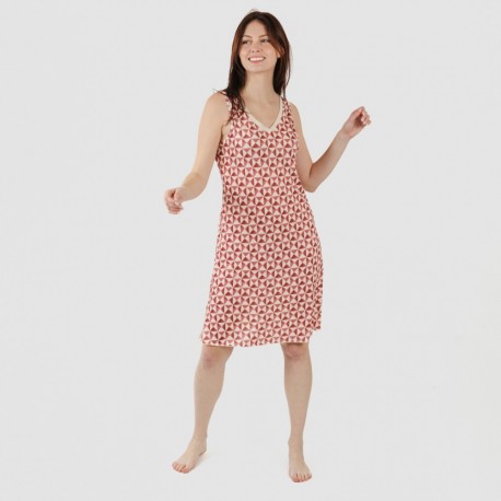 Vestido midi alças soft Tucson malva rosa