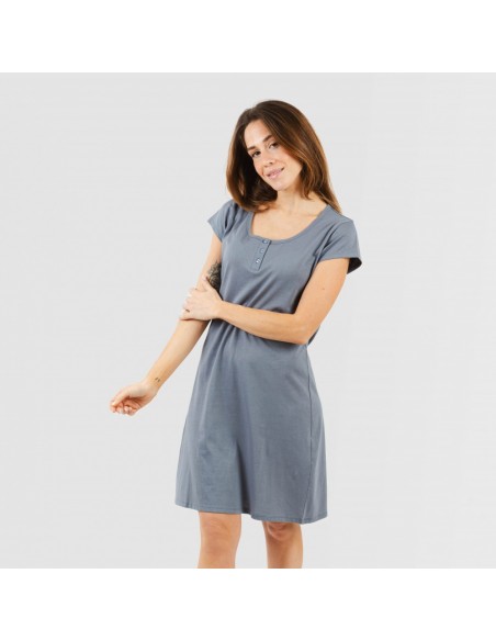 Vestido algodão liso Vestido algodão liso