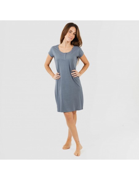 Vestido algodão liso Vestido algodão liso